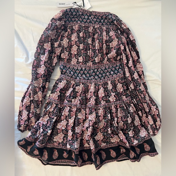 Sea New York Long Sleeve Floral Print Mini Dress - Picture 8 of 8